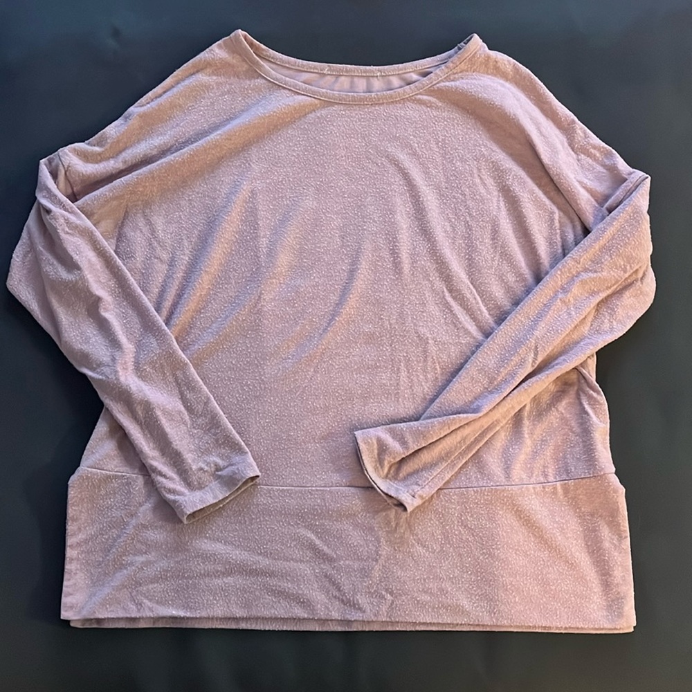 Purple Pink Long Sleeve Sweater Top
